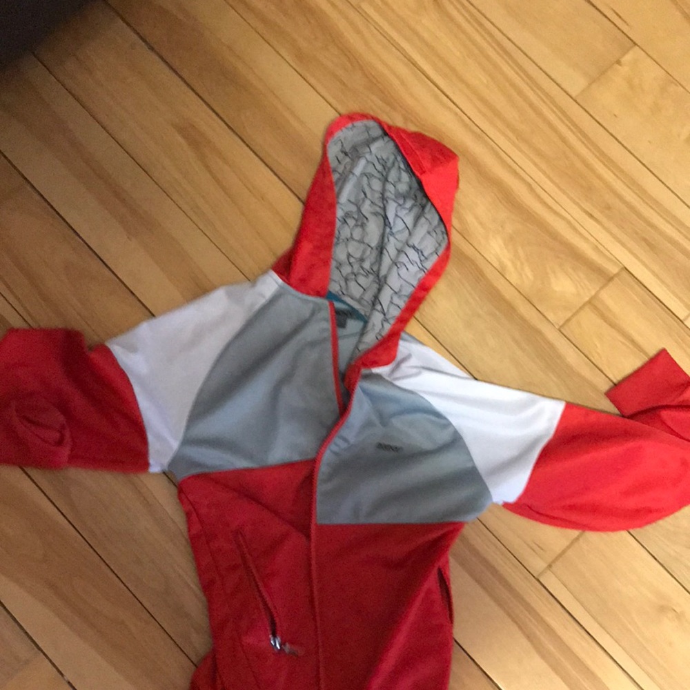 Kids large dkny zip up hoodie